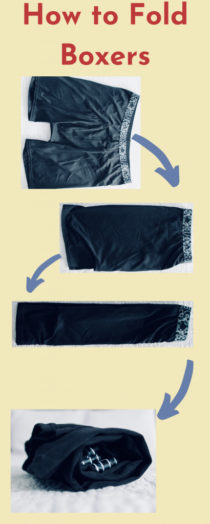 How to fold Boxers to Save Space | Morgan's Farmhouse