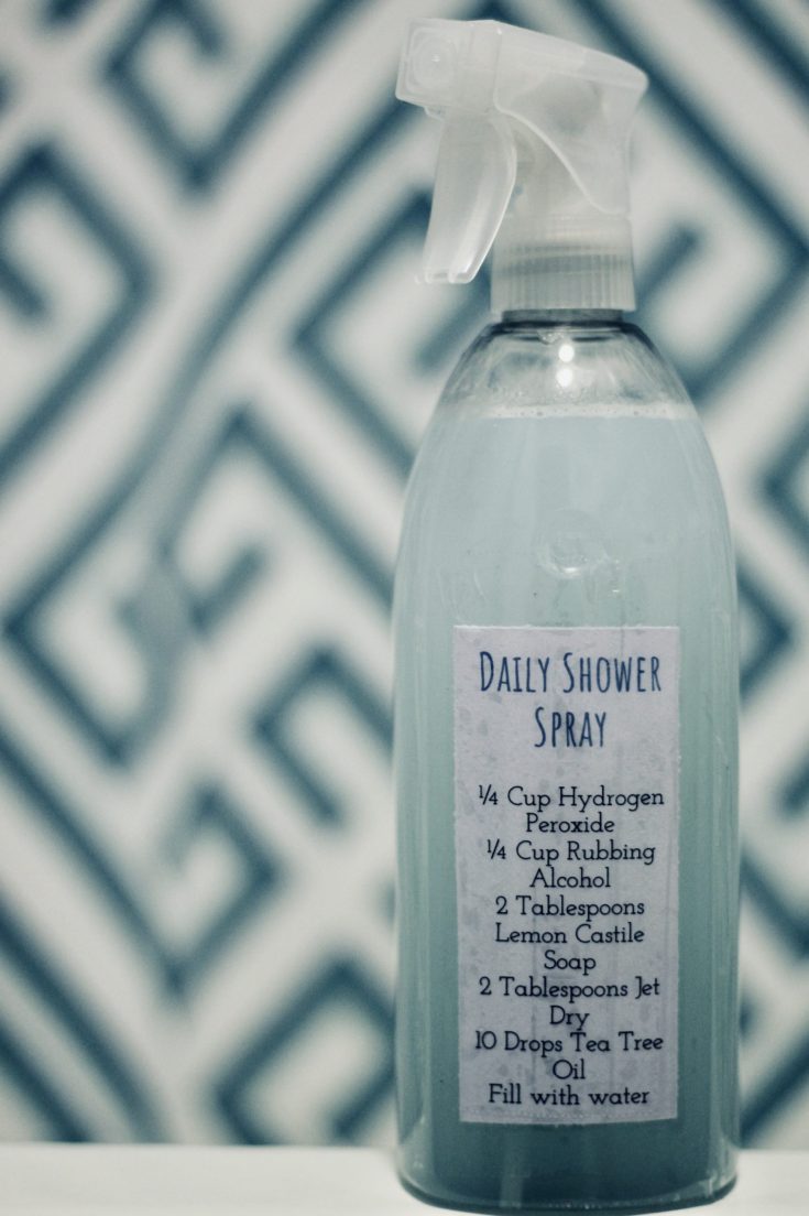 Bottle of Daily Shower Cleaner