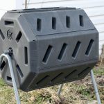 Black compost tumbler