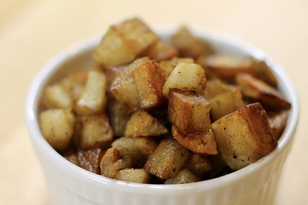 Crispy Skillet Potatoes in a bowl