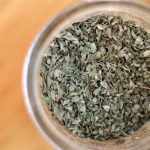 dehydrated herb in a jar