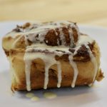 Best Sourdough Cinnamon Rolls served on a plate