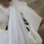 Grocery bag full of food