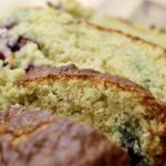Sourdough Discard Blueberry Bread sliced