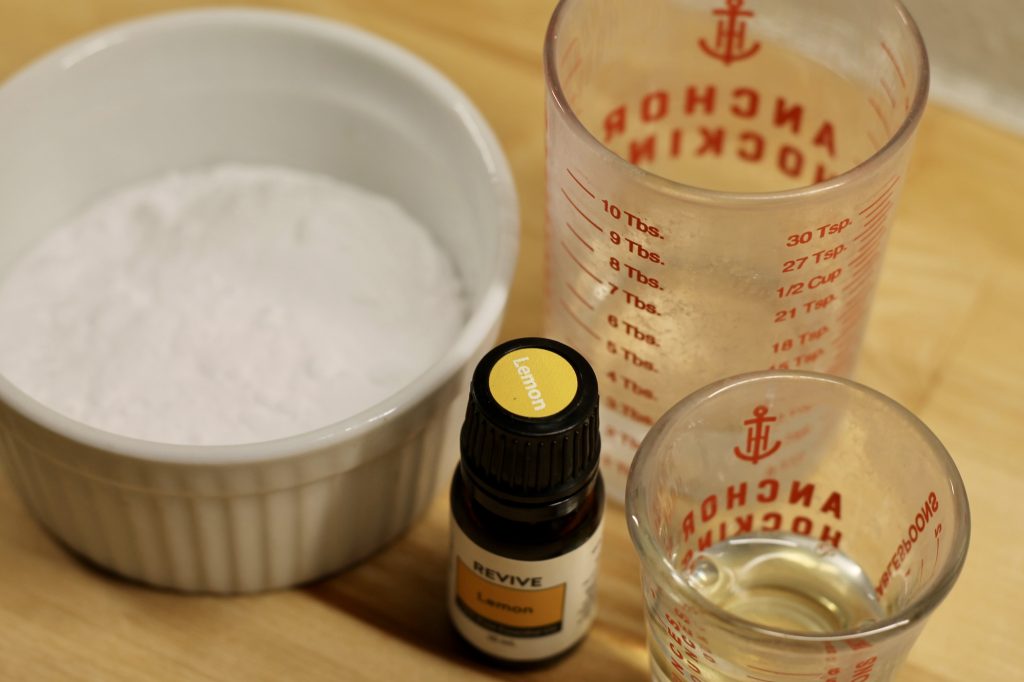 ingredients for Homemade Grout Cleaner